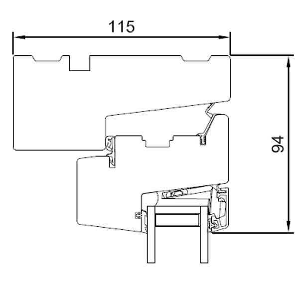 Vertical section head