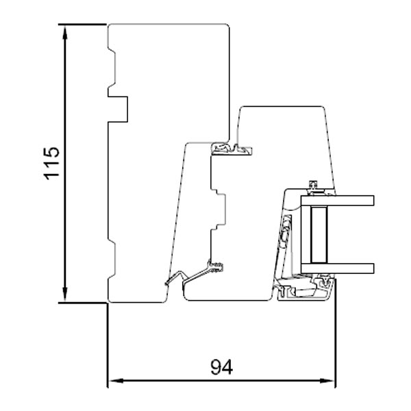 Horizontal section jamb