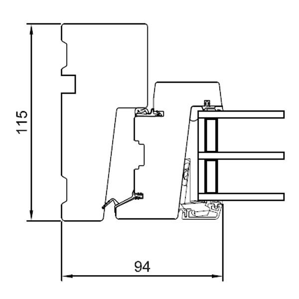 Horizontal section jamb