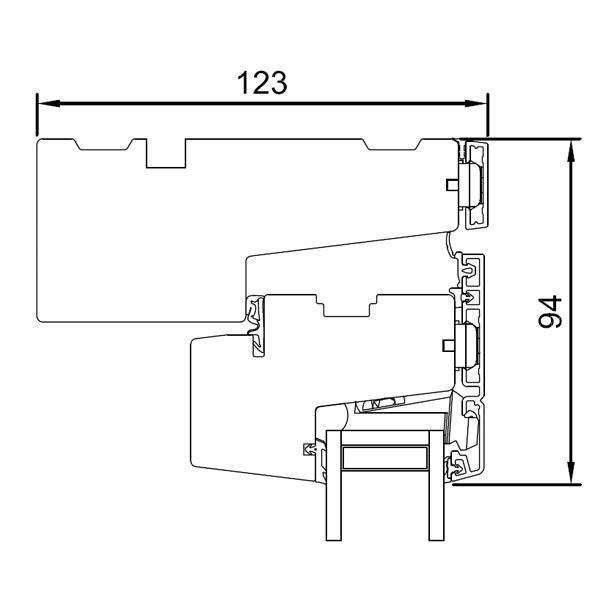 Vertical section head