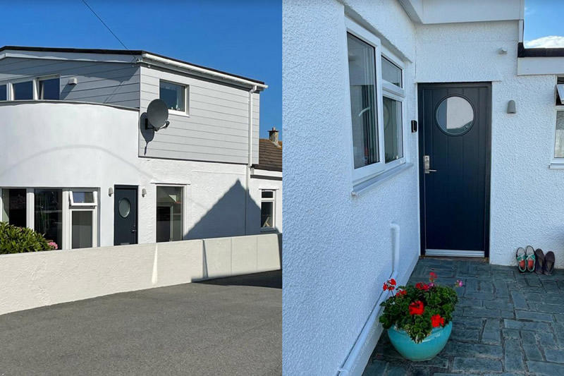 A Facelift for a Seaside Cottage WIth Rationel Doors