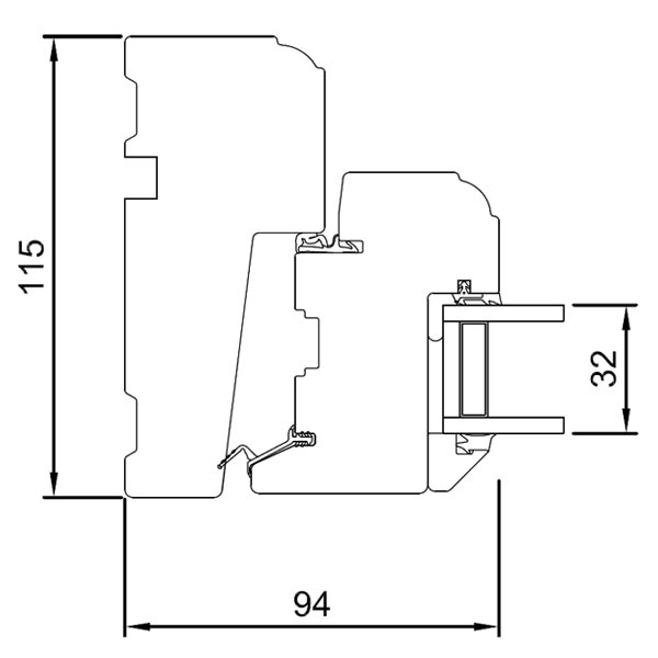 Horizontal section jamb