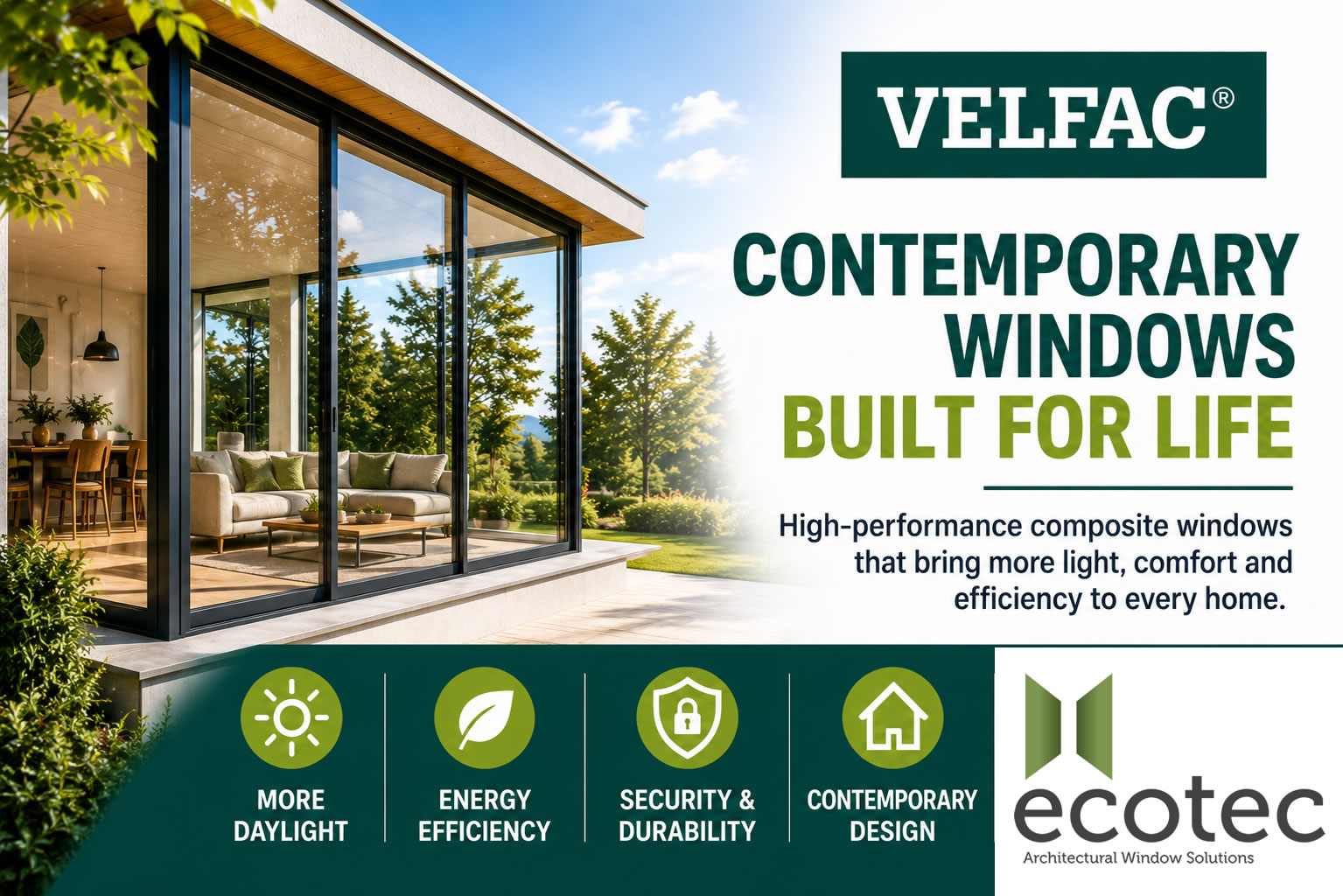 June 2026 - Growing Demand For Contemporary VELFAC Window Systems