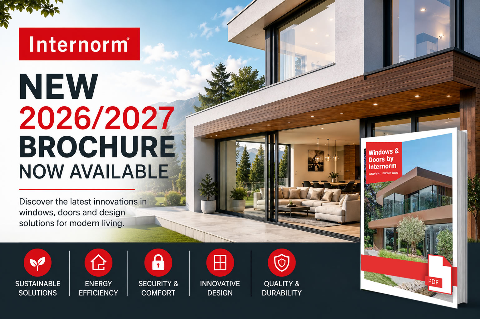 Internorm Launches New 2026 Windows & Doors Brochure