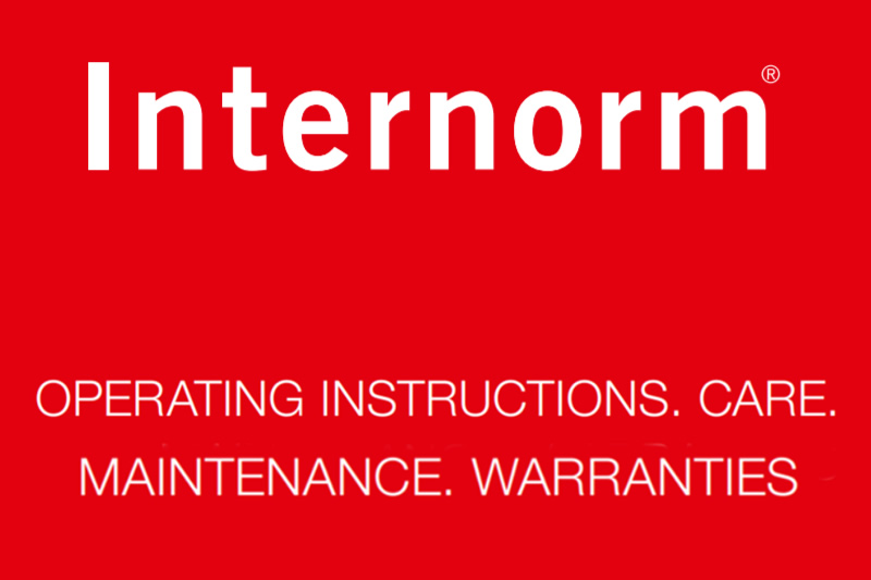 New Internorm Booklet Operating Instructions, Care & Maintenance Download