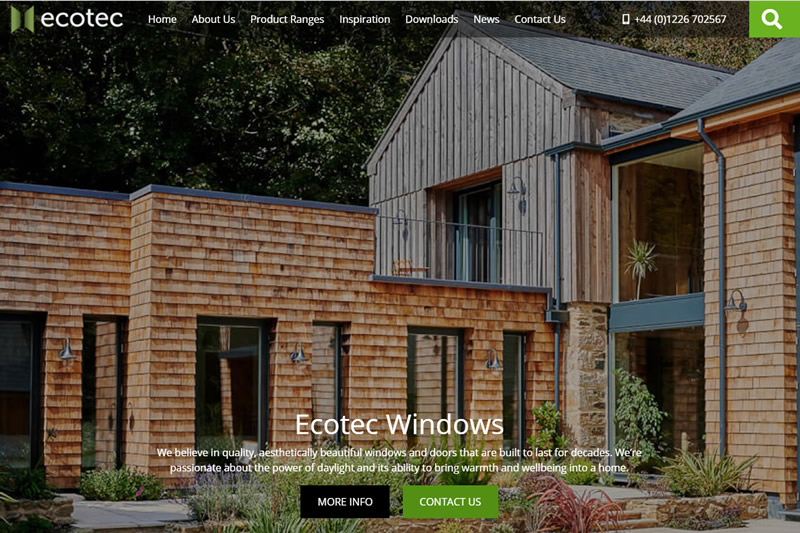 New Website Launched For Ecotec Windows