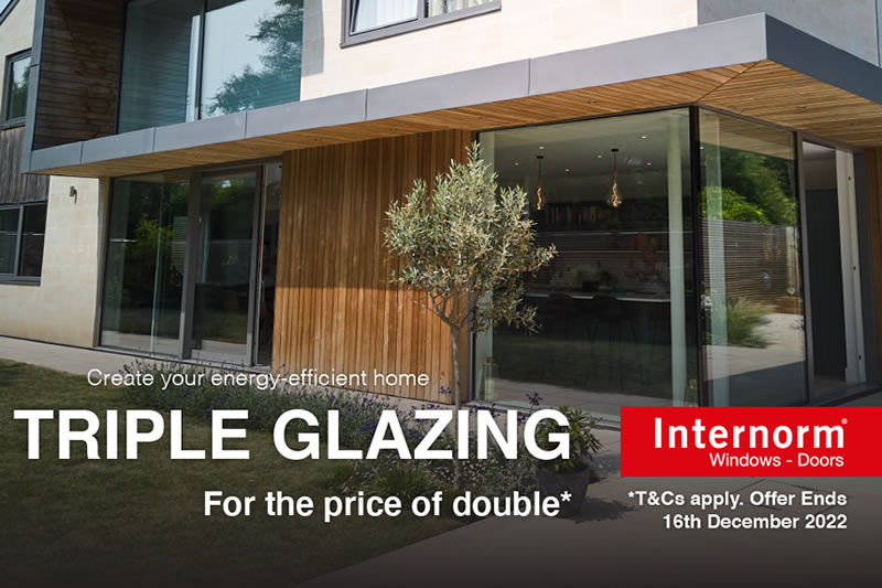 Triple Glazing for the price of Double Glazing