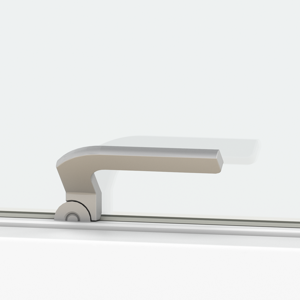 Handle for outward opening window Handle for outward opening window