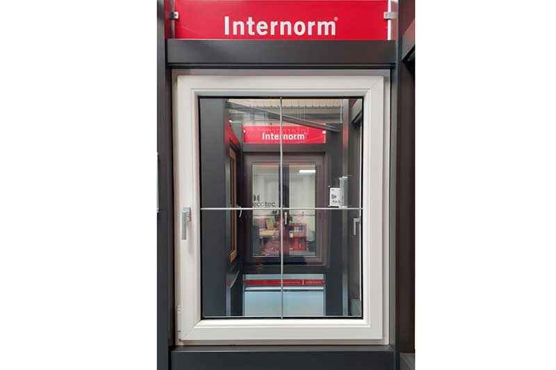 Internorm Tilt & Turn Window With Integrated Crucifix Lead and Child Restrictor