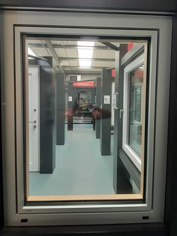 Contemporary Internorm aluminium clad timber tilt & turn window Contemporary Internorm aluminium clad timber tilt & turn window